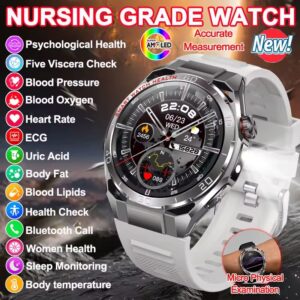 2026 Health Smartwatch ECG BP SpO2 BT Call
